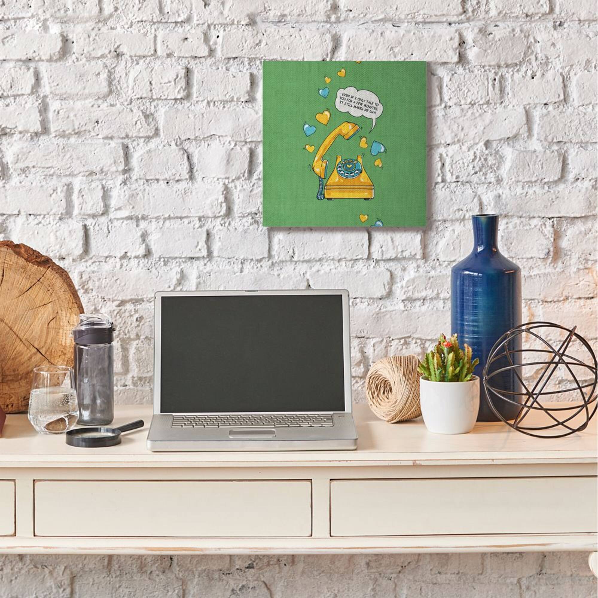 Stupell Industries Make My Day Canvas Wall Art